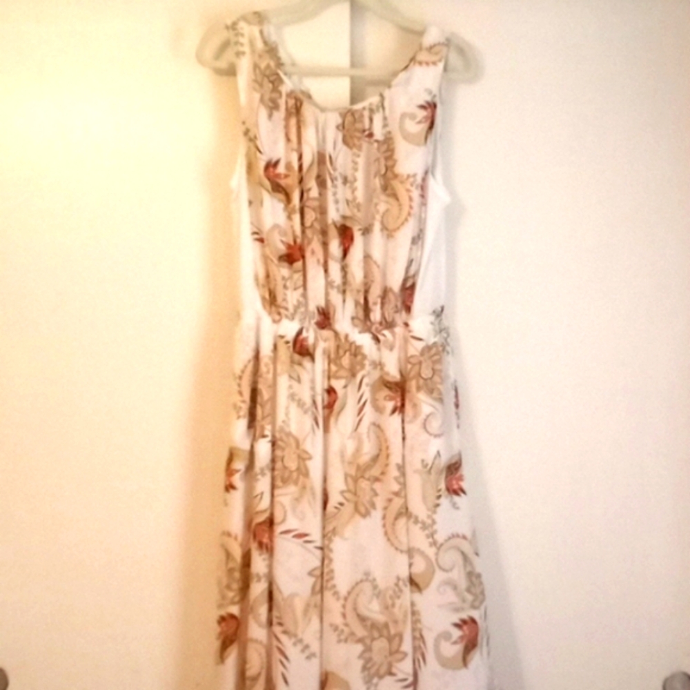 J.Jill Pretty Floral Paisley Dress in Size Medium - Picture 1 of 12